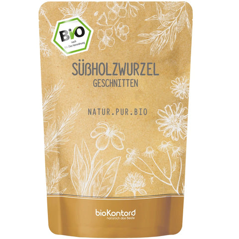 bio Süßholzwurzel von biokontor - Produktverpackung Vorderseite