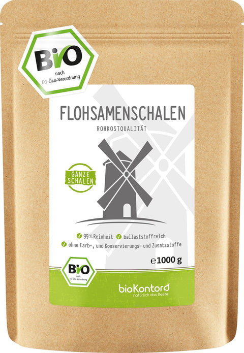 Flohsamenschalen GANZ BIO - bioKontor