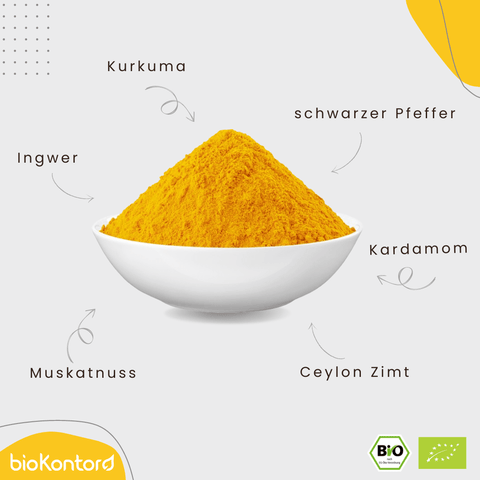 Goldene Milch Pulver BIO