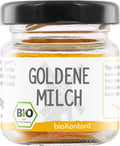 bio Goldene Milch wohlschmeckende Pulvermischung von bioKontor - Produktvorschau im 20-Gramm-Glas