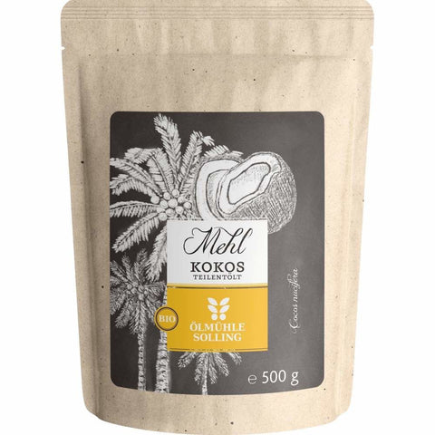 Kokosmehl teilentölt BIO 500 g