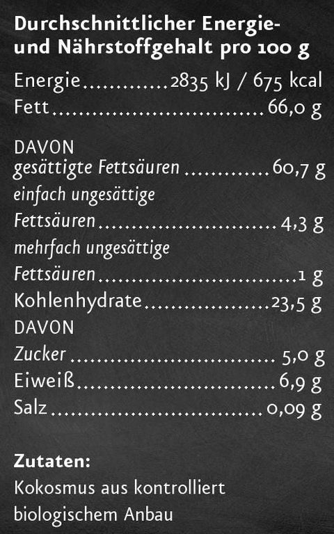 kokosmus aufbewahren Kokosmus Bio – veganer Brotaufstrich