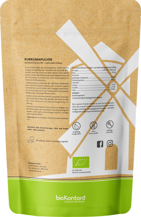Kurkumapulver BIO - bioKontor