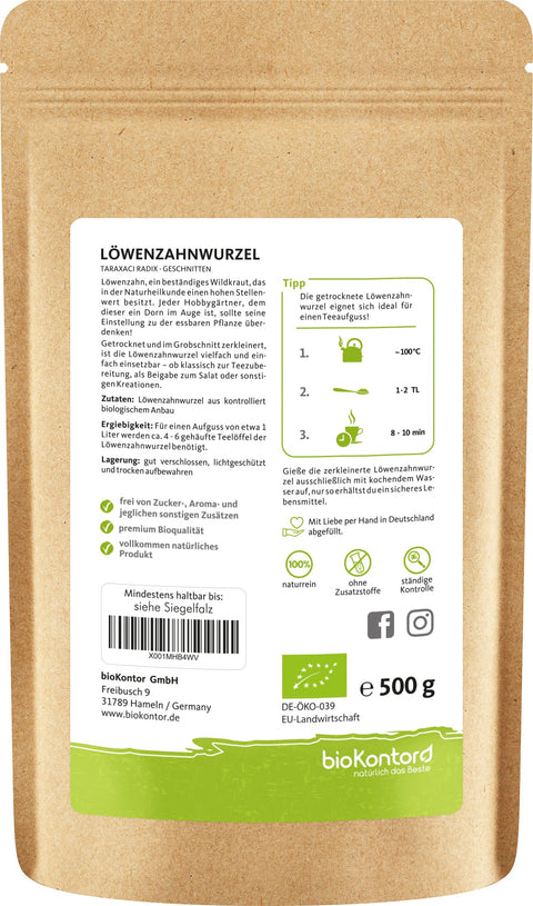Löwenzahnwurzel BIO - bioKontor