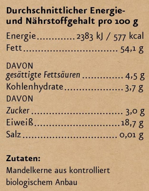 Mandeln BIO 350 g - Ölmühle Solling - bioKontor