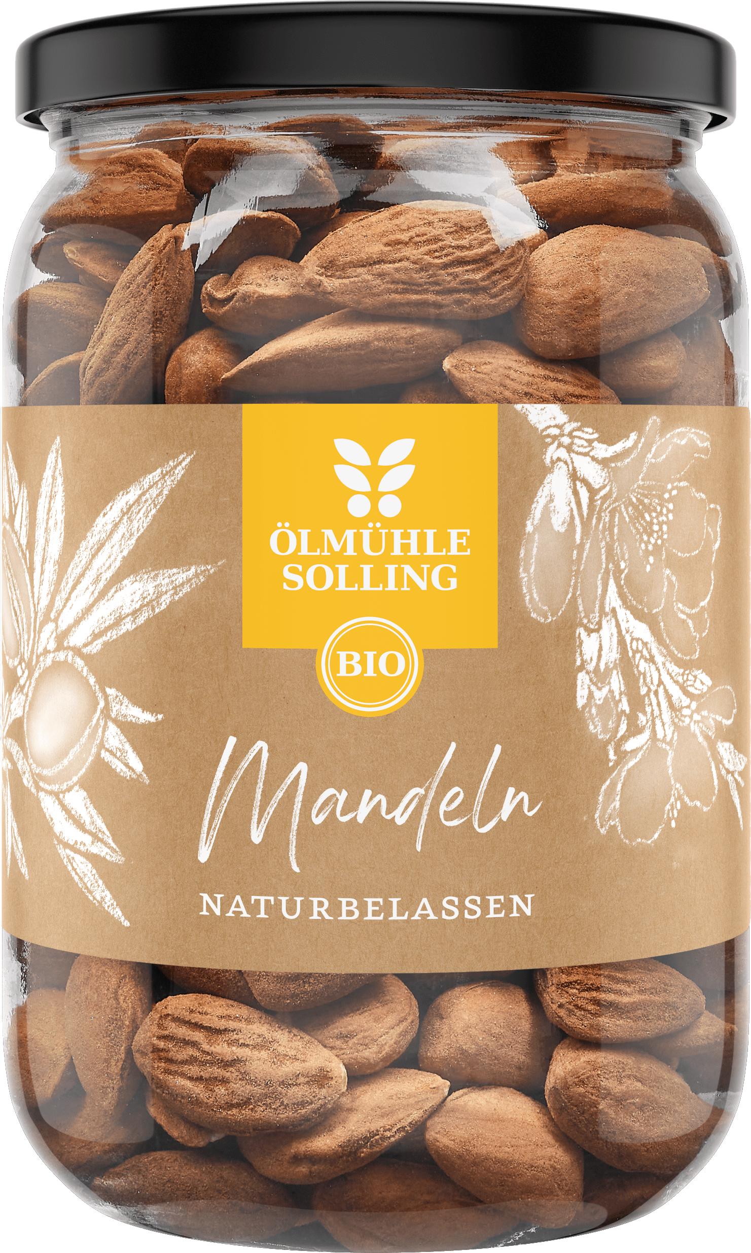 Mandeln Bio – unblanchiert & naturrein