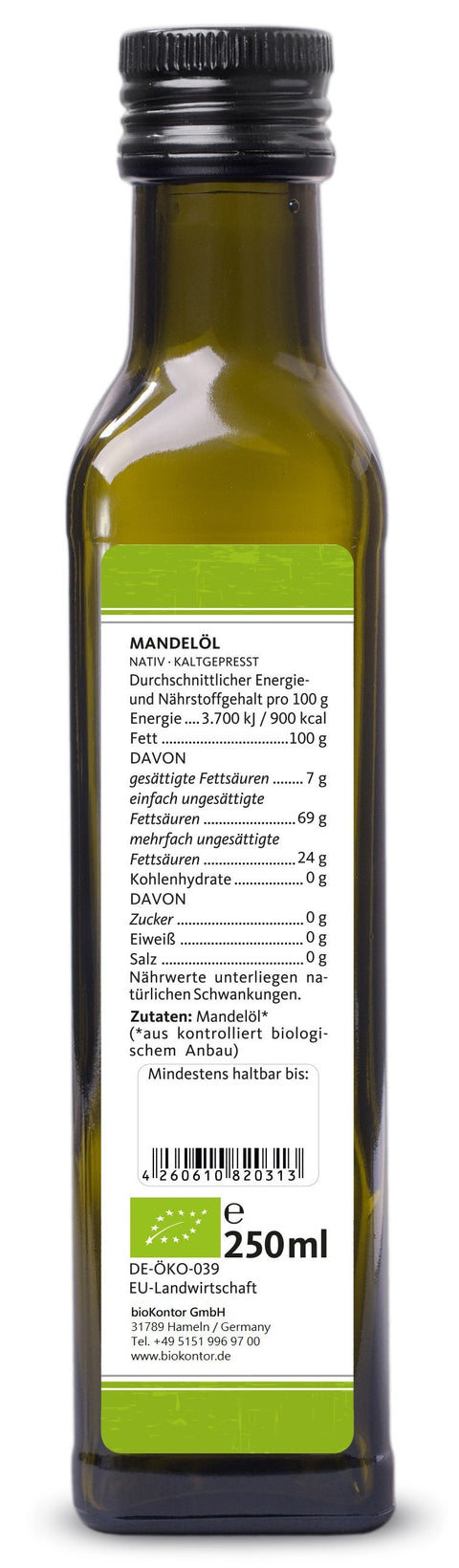 Mandelöl nativ BIO - bioKontor