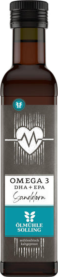 Omega DHA Leinöl + Sanddorn [konventionell!] - Ölmühle Solling - bioKontor