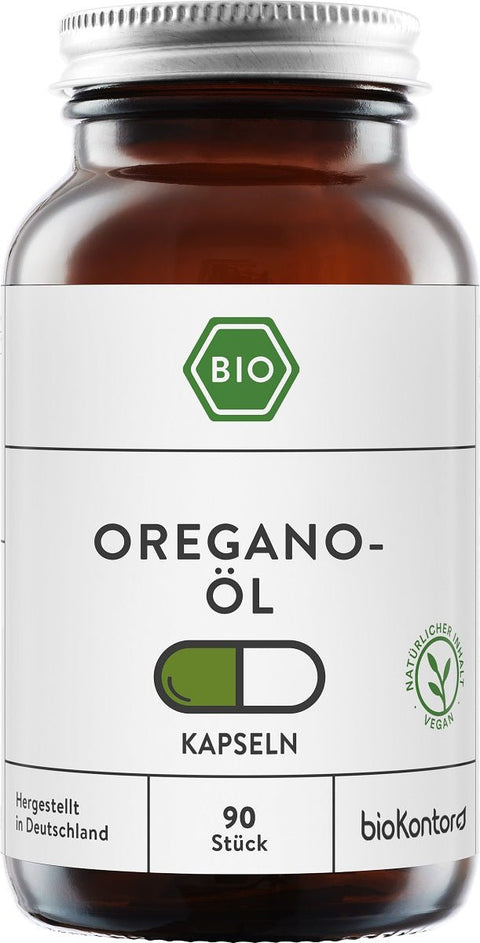 Oregano Öl Kapseln BIO - vegan - bioKontor