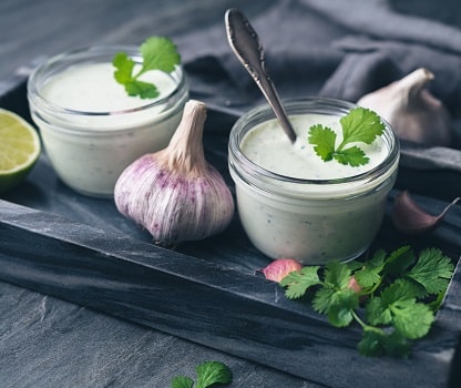 Joghurt DRessing mit Arganöl, perfekt zum frischen Salat